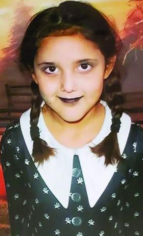 Wednesday Adams, also known as Olivia, takes the female child category grand prize of $50.