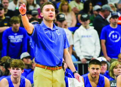 Childress Bobcat Head Basketball Coach Wayne Parker is the 2023 Amarillo Globe-News Coach of the Year. Lubbock Avalanche-Journal/Nathan Giese