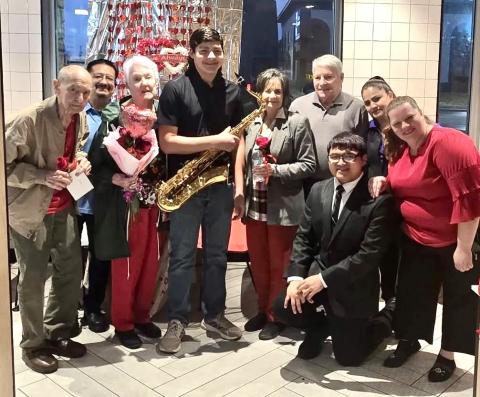 Childress’ Rothwell performs at Valentine’s Day dinner