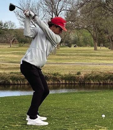 Skyrocket senior Caleb Weinette concludes a stellar golf career at the Region 1-AA Golf Tournament Thursday, April 20 at Palo Duro Creek in Canyon. Weinette placed as 10th individual out of 94 competitors, just narrowly missing a ticket to state. He remains in the record books as the first Skyrocket from Wellington High School to advance to state as an individual, occurring his junior year. Courtesy Photo