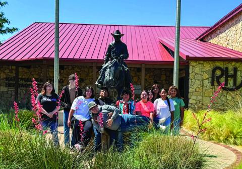 Memphis High School Gifted and Talented (GT) students visit National Ranching Heritage Center in Lubbock. Memphis ISD