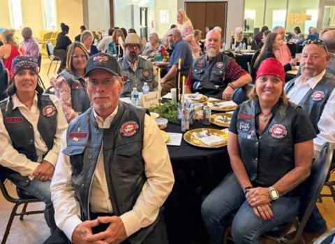 Bikers Against Child Abuse (BACA), of Amarillo, circle up Saturday, May 2 at the 2026 CASA Gala. Supporting the Court Appointed Special Advocates (CASA) of the Rolling Plains, BACA is a charitable worldwide motorcycle organization, working to protect children across 19 countries from dangerous individuals and situations. COURTESY PHOTO