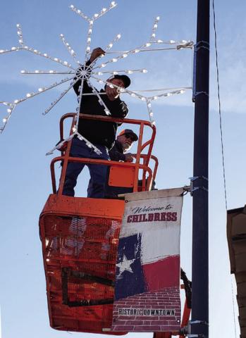 Photo Courtesy of Childress Main Street Crews
