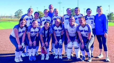 The Childress Lady Cats compete in the Iowa Park Invitational Thursday, Feb. 27-Saturday, March 1, going 2-2-1 in tournament play. Courtesy Photo
