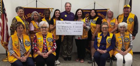 Wellington Lions accept $5,000 Senior Snack Pack grant