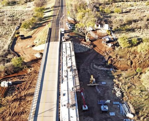 TxDOT continues work on Buck Creek bridge replacement