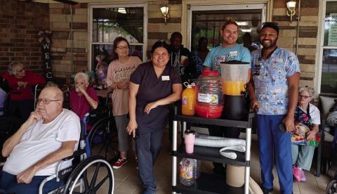 Local nursing homes welcome Easter magic