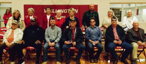Wellington High School pays tribute to veterans
