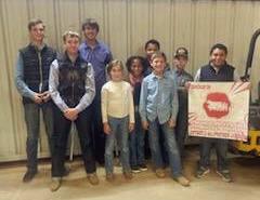 Childress County 4-H members compete in the recent District 3 4-H Livestock Judging Contest Wednesday, Nov. 8 in Vernon. Courtesy Photo