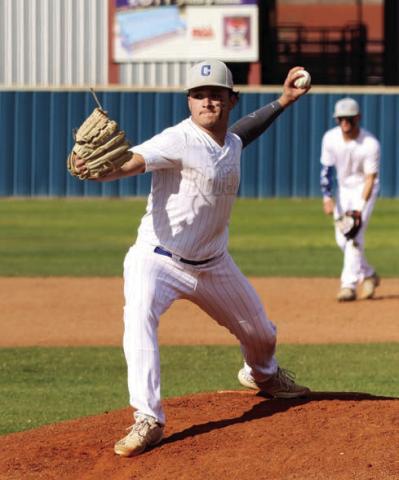 Childress Bobcat Sawyer Dunlap, a senior pitcher and outfielder, recently committed to Wayland Baptist University, located in Plainview. Dunlap’s commitment was announced Thursday, Nov. 30. Photo by Childress High School Yearbook Staff