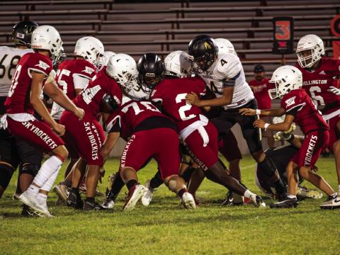 JV Skyrockets shut out Mustangs