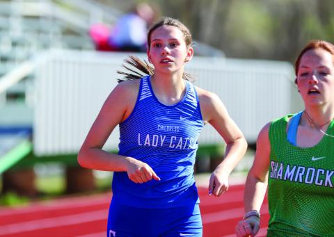 Childress competes at St. Patrick’s Day Relays
