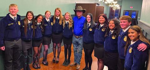Wellington FFA serves Kent Rollins dinner event at Ritz