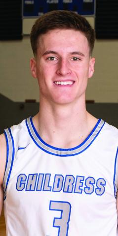 Childress Bobcat Aiden Allen is selected to the 2023-2024 Texas Association of Basketball Coaches (TABC) All-State 3A Team. Statham Photography