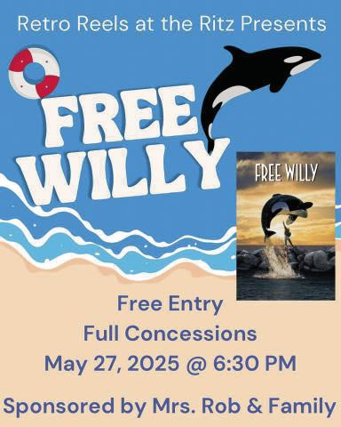 Ritz Retro Reels to feature ‘Free Willy’