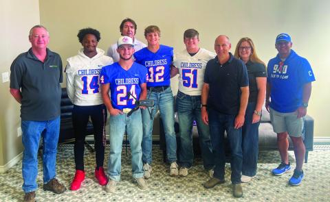 Bobcat Football Program receives donation of drone from Iris Energy