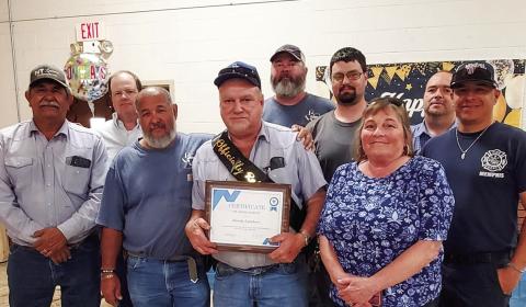 City of Memphis employee Randy Lambert retires following 38 years of service, spanning November 1986-May 2025. Lambert was honored in a come-and-go reception Thursday, May 15 at the Memphis Community Center. Courtesy Photo