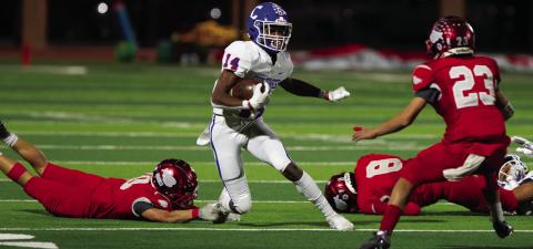 Childress’ Lamont Nickleberry, a senior wide receiver and defensive back for the Bobcats, was recently named to Amarillo Globe-News’ top 10 offensive players in the Texas Panhandle, announced Tuesday, Aug. 23. Aiding Childress to the program’s first undefeated regular season in 30 years, Nickleberry tallied over 800 yards and 15 touchdowns his junior season. The Red River Sun/Nicole Dill