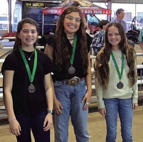 On Thursday, April 10, members of Collingsworth County 4-H traveled to Amarillo for the Working Ranch Cowboy Association (WRCA) Invitational Plant I.D. contest. For this event, all ages compete together, noted Texas A&amp;M AgriLife Extension Service of Collingsworth County Agriculture and Natural Resources Agent Kenny Patterson. The team of Quinn Roberson, left, Brylnn Kemp and Berkeley Ward earned second place. Additionally, Roberson received second-high individual. Collingsworth County AgriLife Extension
