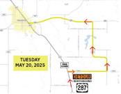 Detour scheduled for U.S. 287 in Memphis for railroad crossing