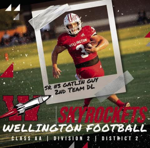 Gatlin Guy, Senior, Academic All-State Second Team, All-District Second Team Defensive Lineman HZW Media