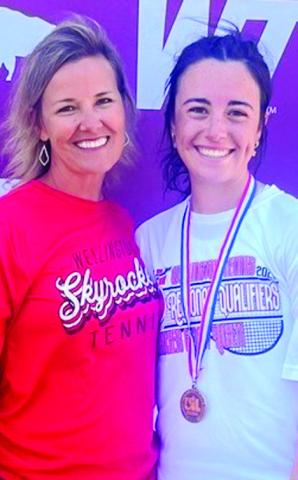 Owens takes bronze at regional tennis meet