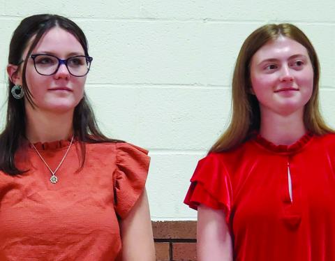 For the first time in Memphis Lions Club history, the club welcomed two Lions Club Queens, Jordyn Altman and Anslie Montgomery, who will serve the 2025-2026 year. “This is the first time in Memphis history—two Lions Club Queens,” Memphis Chamber of Commerce Manager Kim Cloyd said. “It’s just too hard to pick one. These beautiful ladies will be representing the Memphis Lions this year.” Courtesy Photo