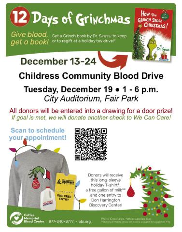 Graphics Courtesy of Coffee Memorial Blood Center