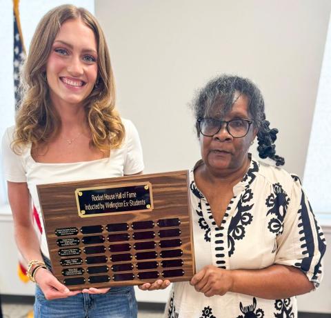 Kane, Mathis inducted into Rocket House Hall of Fame at Wellington Ex-Students 74th annual reunion