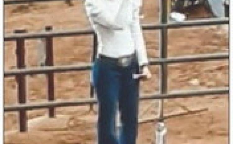 Monson Music Studio’s Maggie Tillman, 15-year-old daughter of Baron and Lana Tillman and freshman at Wellington High School, sings the National Anthem at the 2023-2024 Wild Card Youth Rodeo Winter Rodeo Series Sunday, Nov. 12 at the Mashburn Event Center and Arena.