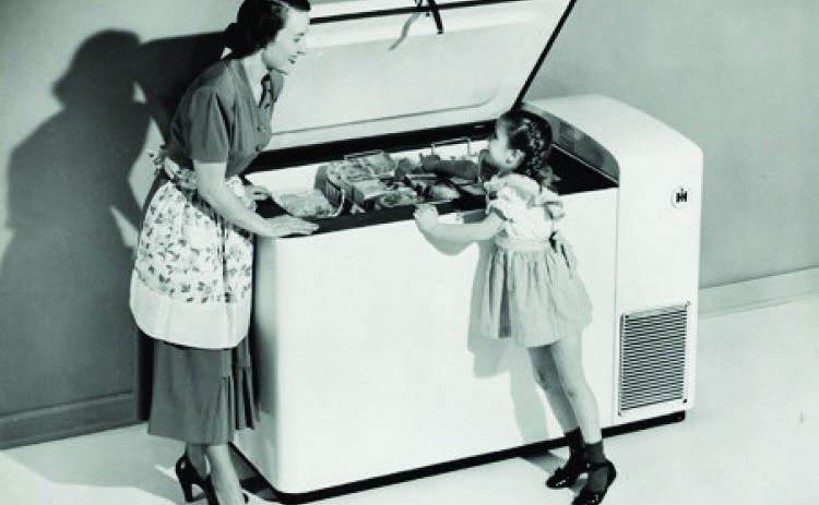 Vintage chest freezers bring back memories for Dr. Mike Wolf. Courtesy Photos