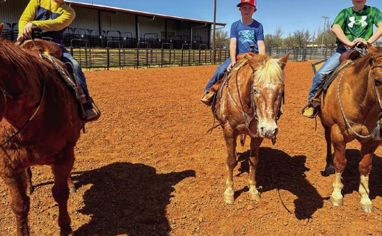 Childress County 4-H Horse Club meets